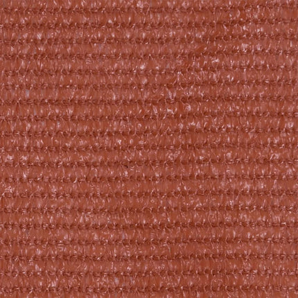 altanafskærmning 75x600 cm HDPE terrakotta