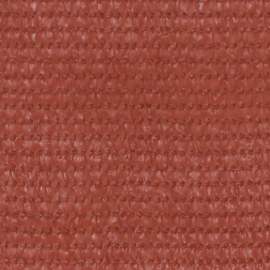 altanafskærmning 120x300 cm HDPE terrakottafarvet