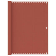 altanafskærmning 120x600 cm HDPE terrakotta