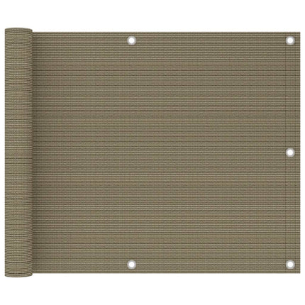 altanafskærmning 75x300 cm HDPE gråbrun