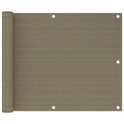altanafskærmning 75x300 cm HDPE gråbrun