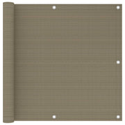 altanafskærmning 90x300 cm HDPE gråbrun