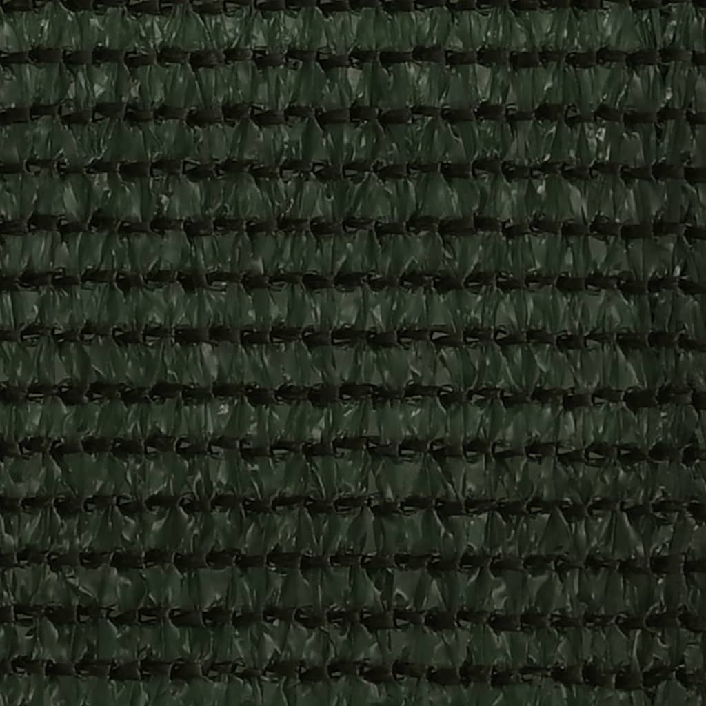 altanafskærmning 120x400 cm HDPE mørkegrøn