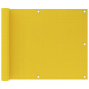 altanafskærmning 75x600 cm HDPE gul