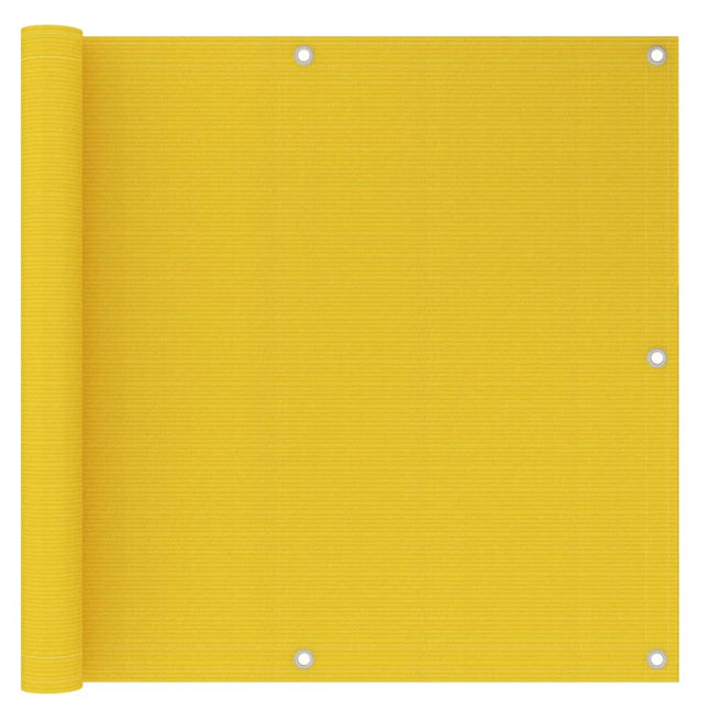 altanafskærmning 90x300 cm HDPE gul