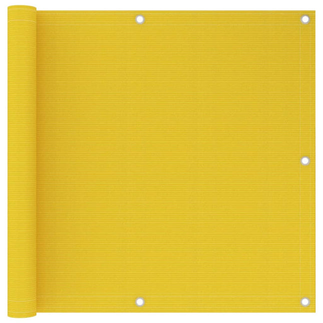 altanafskærmning 90x600 cm HDPE gul