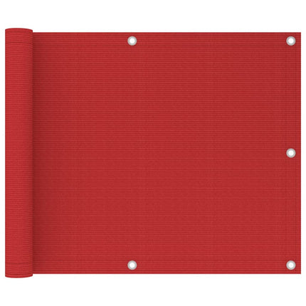 altanafskærmning 75x300 cm HDPE rød