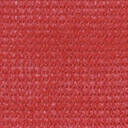 altanafskærmning 75x600 cm HDPE rød