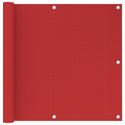 altanafskærmning 90x500 cm HDPE rød