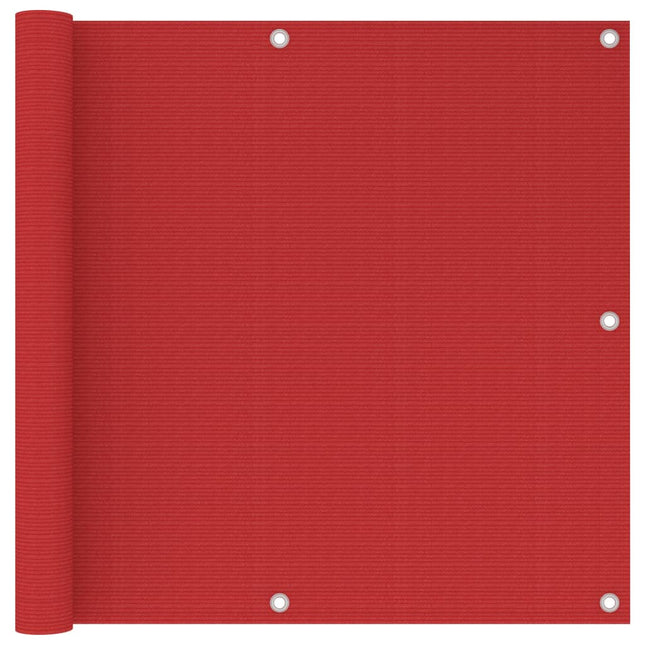 altanafskærmning 90x500 cm HDPE rød