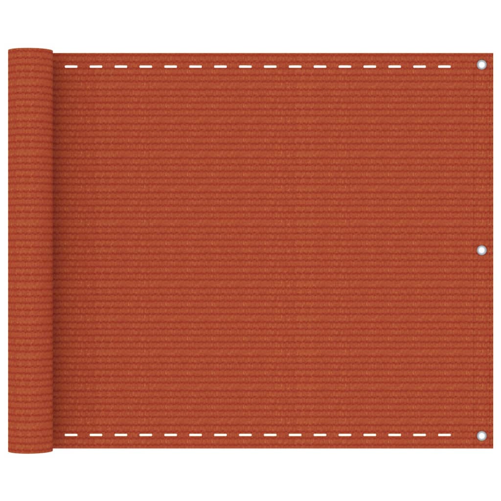 altanafskærmning 75x300 cm HDPE orange billede