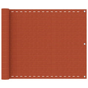 altanafskærmning 75x300 cm HDPE orange