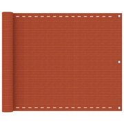 altanafskærmning 75x400 cm HDPE orange