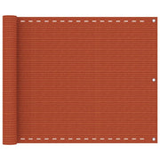 altanafskærmning 75x500 cm HDPE orange