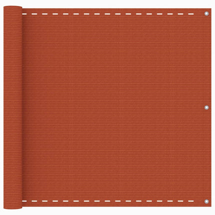 altanafskærmning 90x400 cm HDPE orange