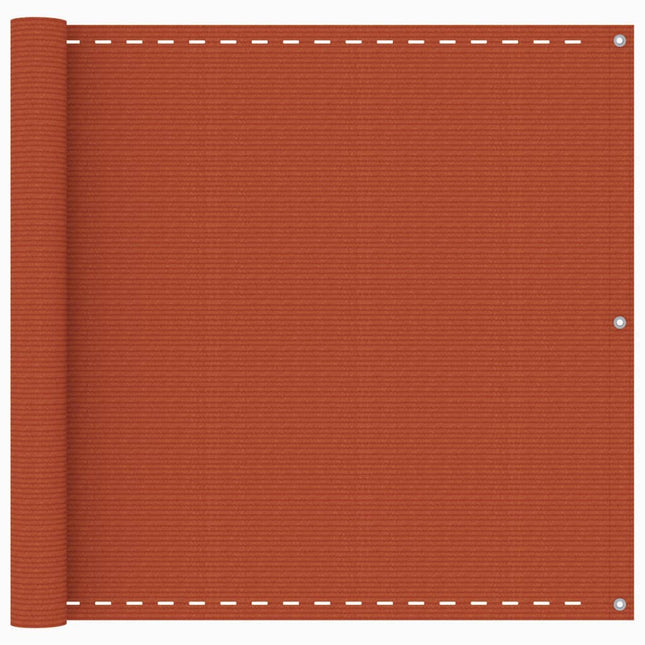 altanafskærmning 90x400 cm HDPE orange