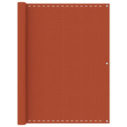 altanafskærmning 120x500 cm HDPE orange