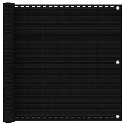altanafskærmning 90x300 cm HDPE sort