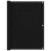 altanafskærmning 120x400 cm HDPE sort