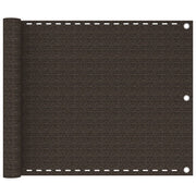 altanafskærmning 75x300 cm HDPE brun