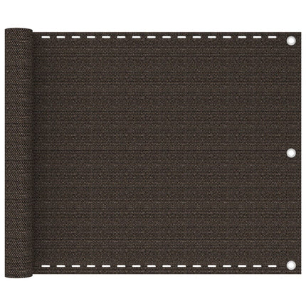 altanafskærmning 75x400 cm HDPE brun