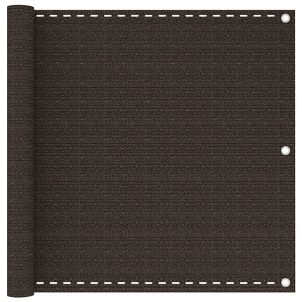 altanafskærmning 90x300 cm HDPE brun