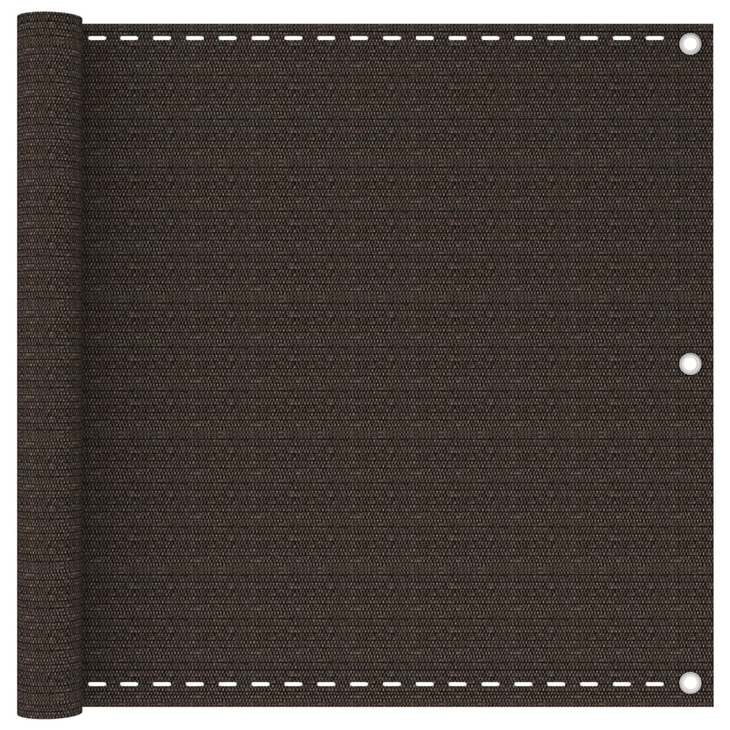 altanafskærmning 90x400 cm HDPE brun