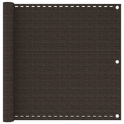 altanafskærmning 90x400 cm HDPE brun