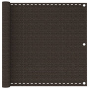 altanafskærmning 90x600 cm HDPE brun