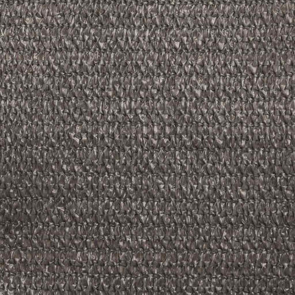 solsejl 2,5x3,5 m 160 g/m² HDPE antracitgrå
