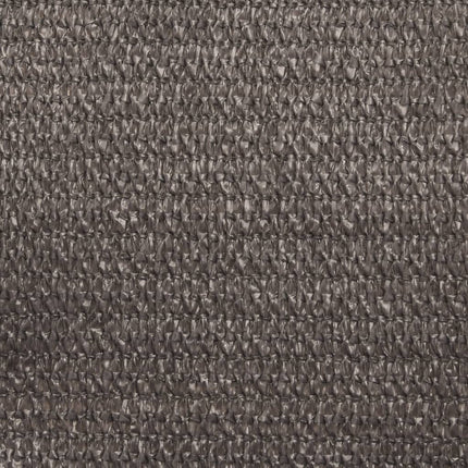 solsejl 2,5x2,5x3,5 160 g/m² HDPE antracitgrå