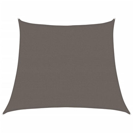 solsejl 3/4x3 cm 160 g/m² HDPE antracitgrå