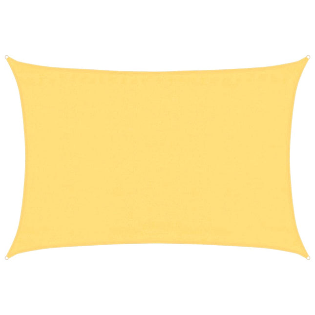 solsejl 160 g/m² 3,5x5 m HDPE beige