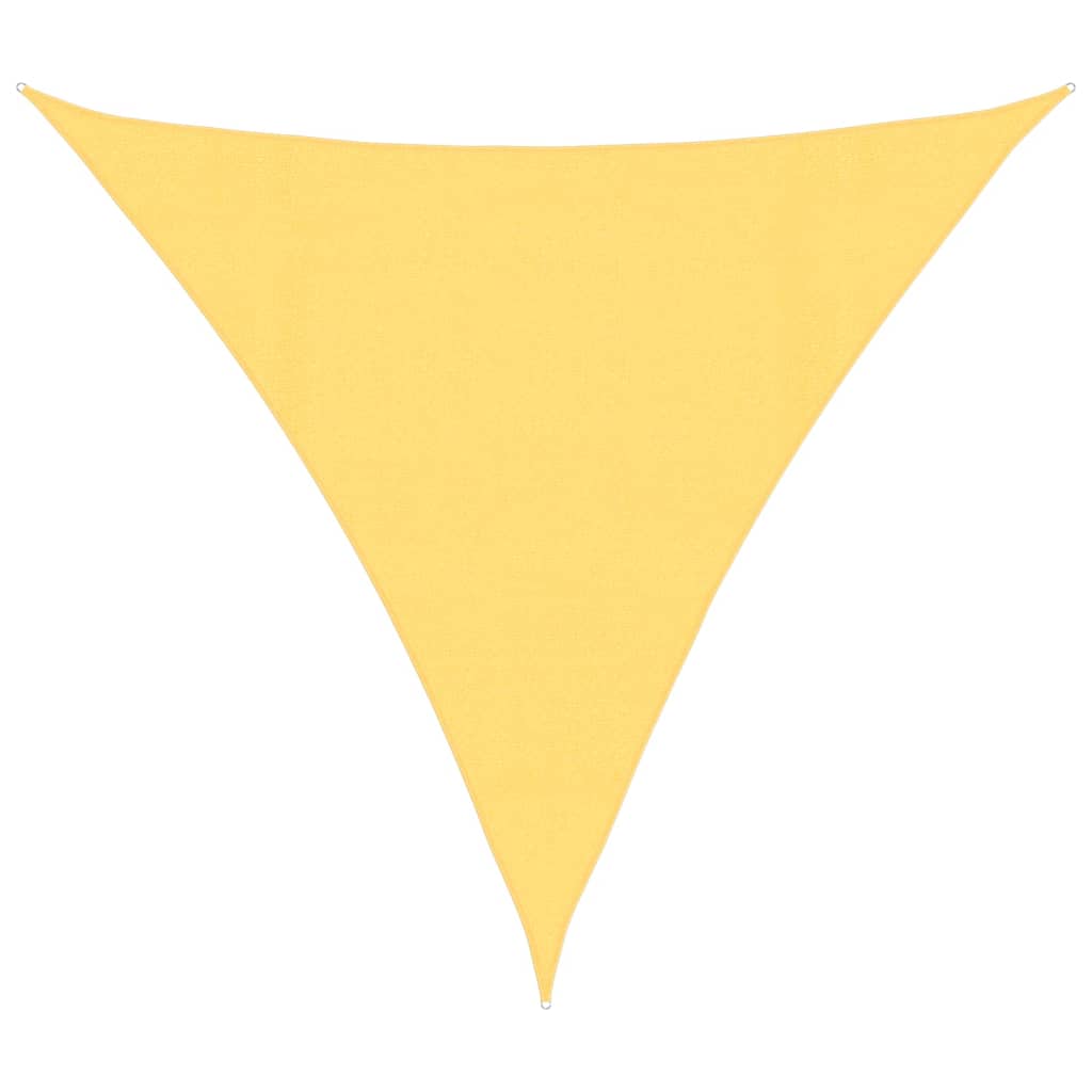 solsejl 4,5x4,5x4,5 m 160 g/m² HDPE beige