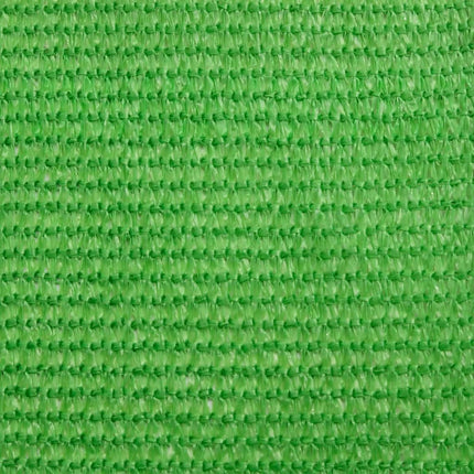 solsejl 3,6x3,6x3,6 m 160 g/m² HDPE lysegrøn