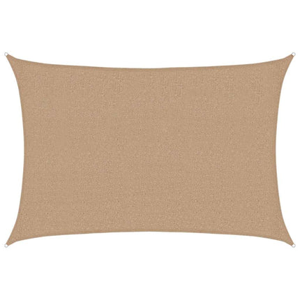 solsejl 2,5x4 cm 160 g/m² HDPE gråbrun