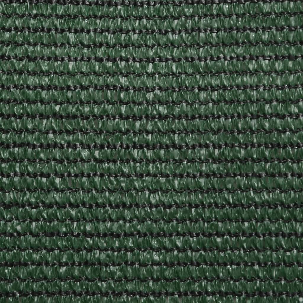 solsejl 2,5x3,5 m 160 g/m² HDPE mørkegrøn