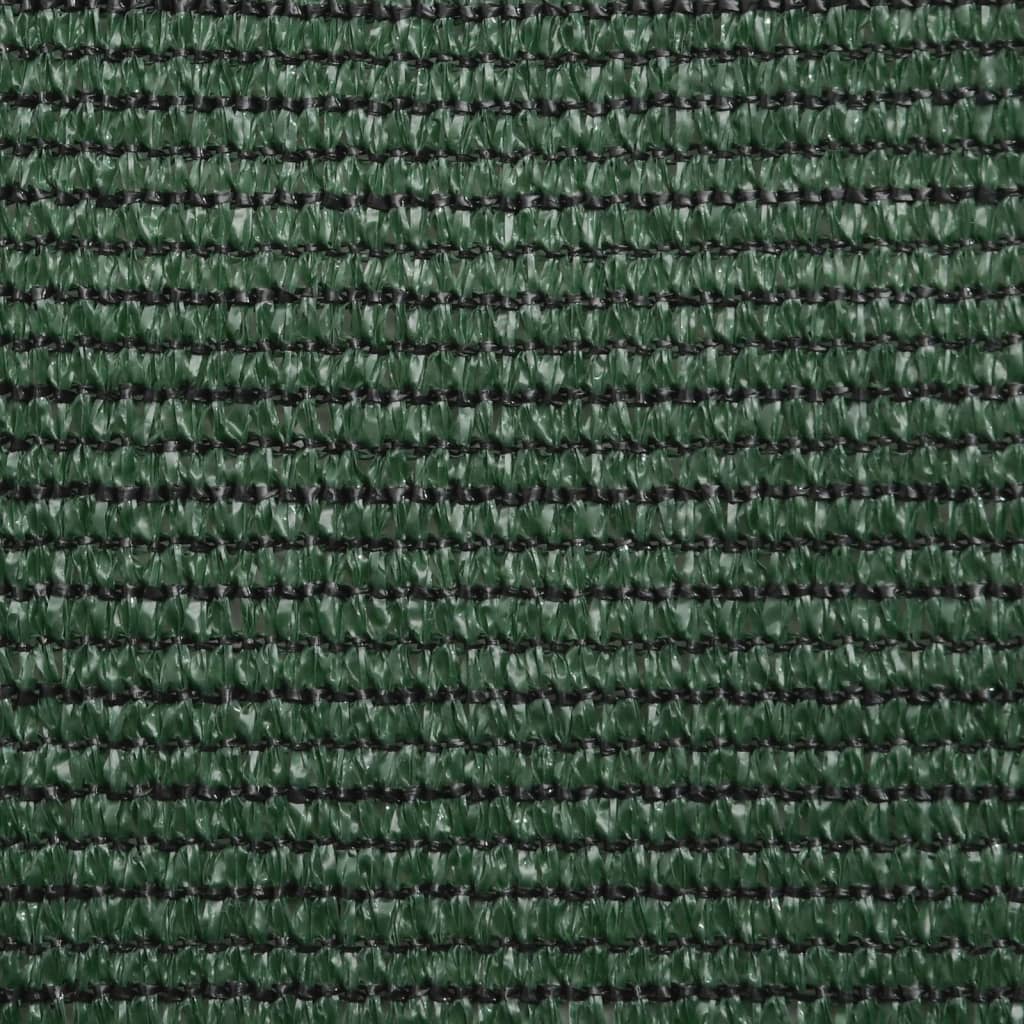 solsejl 3x4 m 160 g/m² HDPE mørkegrøn