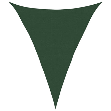 solsejl 4/5x5 m 160 g/m² HDPE mørkegrøn