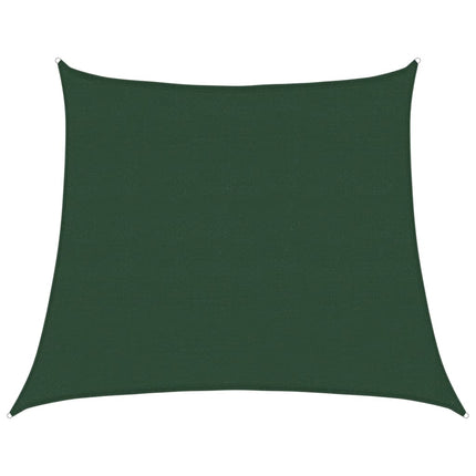 solsejl 4/5x4 m 160 g/m² HDPE mørkegrøn