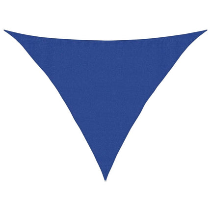 solsejl 160 g/m² 3,5x3,5x4,9 m HDPE blå