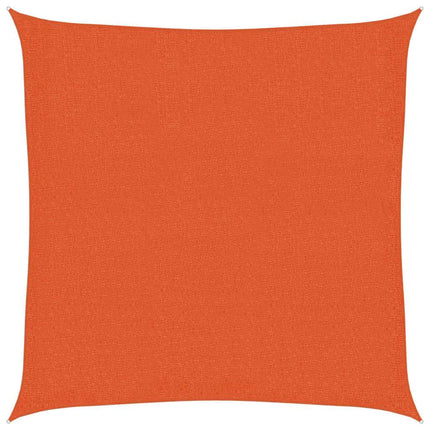 solsejl 3x3 m 160 g/m² HDPE orange