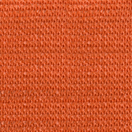 solsejl 7x7 m 160 g/m² firkantet HDPE orange