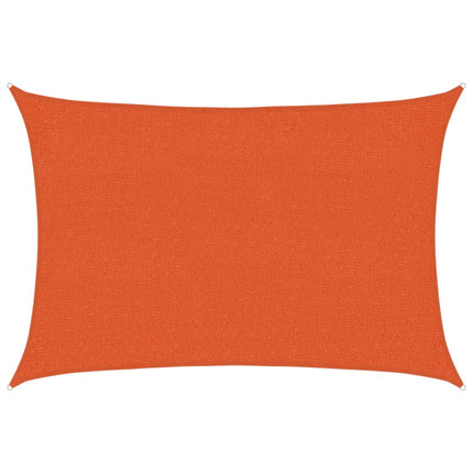 solsejl 2x2,5 m 160 g/m² HDPE orange