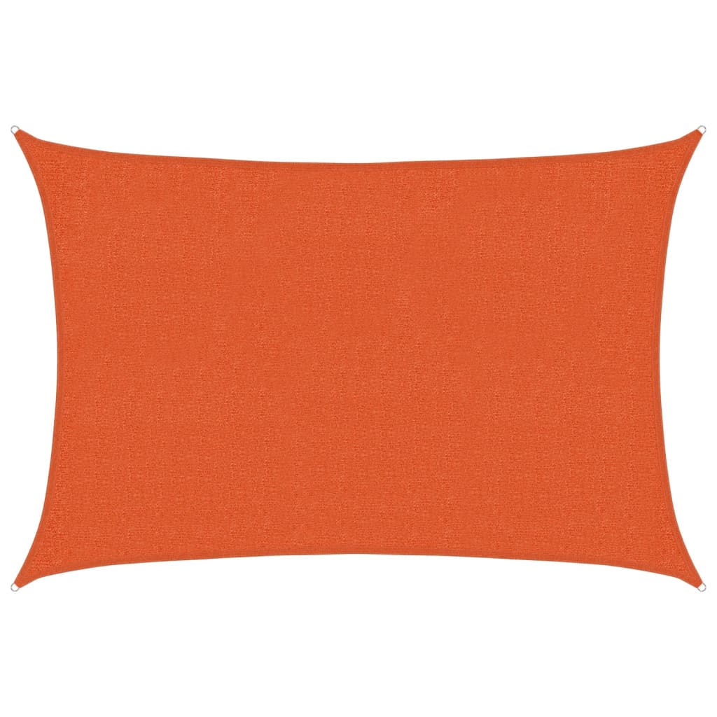 solsejl 2x3 m 160 g/m² HDPE orange