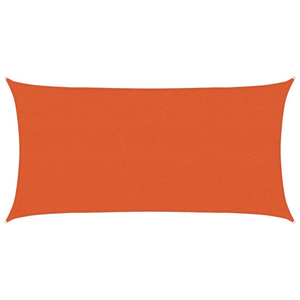solsejl 2x3,5 m 160 g/m² HDPE orange