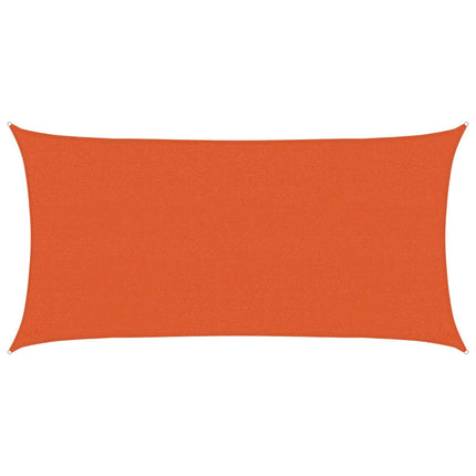 solsejl 2x4 m 160 g/m² HDPE orange