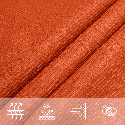 solsejl 2x4 m 160 g/m² HDPE orange