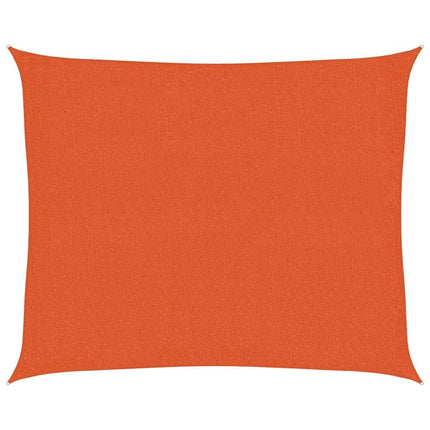 solsejl 2,5x3 m 160 g/m² HDPE orange