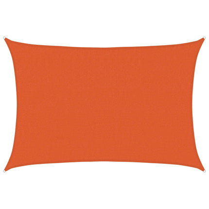 solsejl 4x6 m 160 g/m² HDPE orange